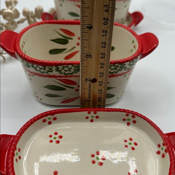 Copy-Set of 2 Temp-Tations Red & Green by Tara. 3 piece set of Two. 10oz - Picture 10 of 11